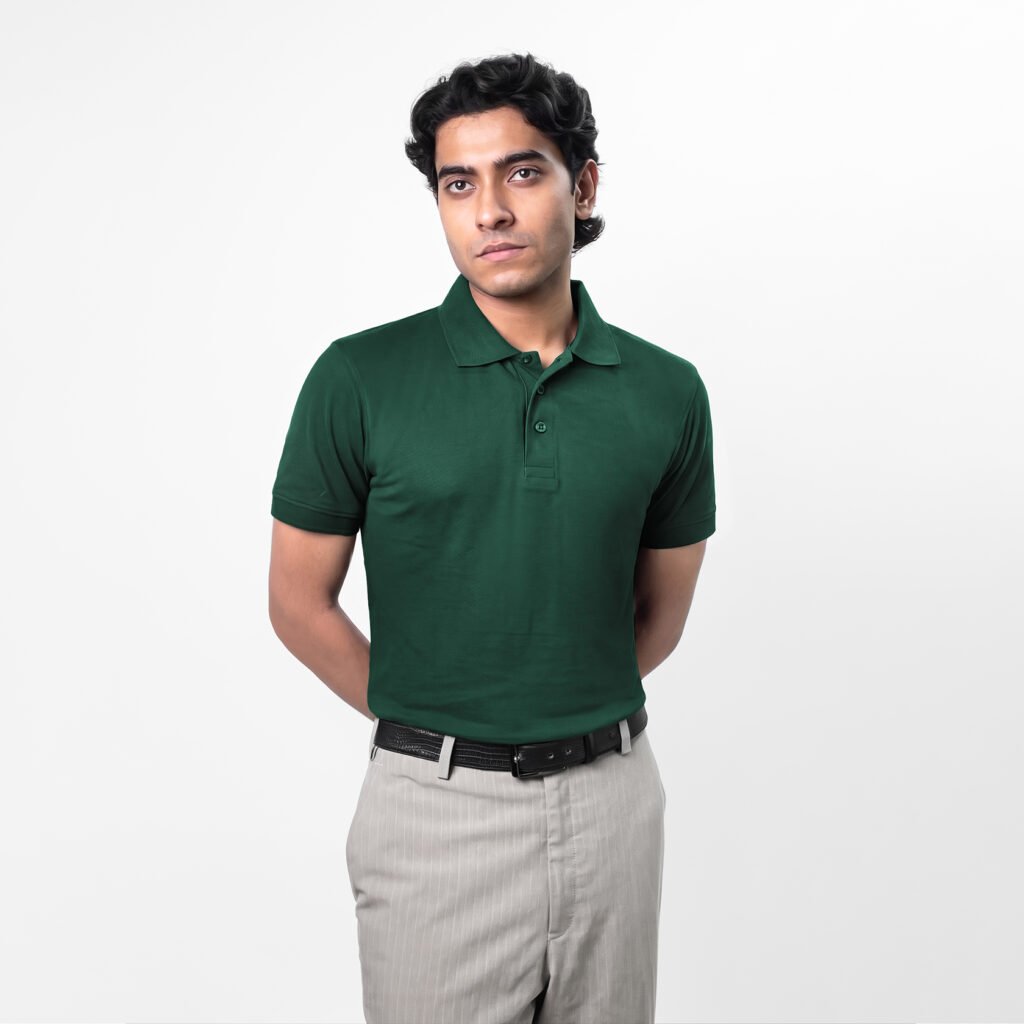 Classic Pique Polo: Green